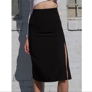 Brandy Melville phoebe black skirt